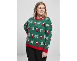 Urban Classics Kersttrui -M- Santa Christmas Groen