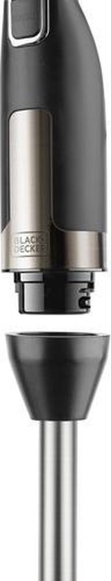 Accessoires & extra functies - BLACK+DECKER S0427023 - Black & Decker BXHBA1500E - blender + staafmixer - 1500 W Zwart - Roestvrijstaal RVS