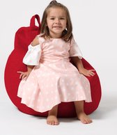 Pouf en lin pour Kids Xoft Living Pear - Rouge