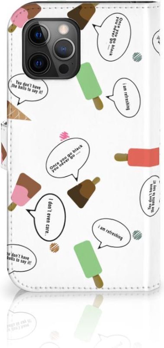 Apple iPhone 12 Pro Max Book Cover IJsjes