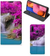 Telefoonhoesje Geschikt voor Samsung Galaxy A20s Wallet Bookcase Waterval