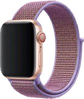 Nylon sport loop band - lila - Geschikt voor Apple Watch