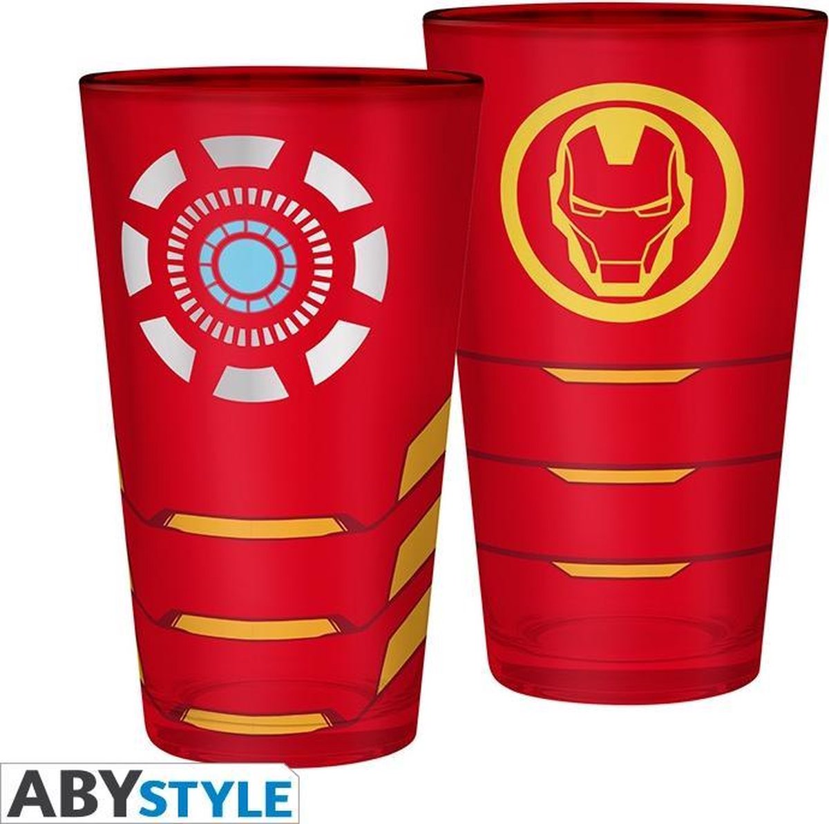 ""Abysse Marvel - Iron Man 400ml Large Glass (ABYVER136)""