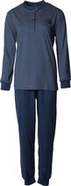 Lunatex tricot dames pyjama 4153  - XXL  - Blauw