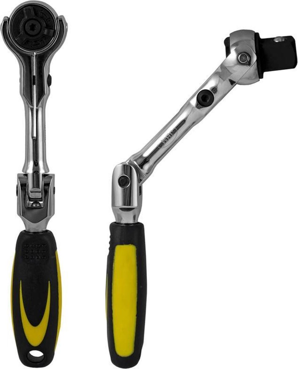 JBM Tools | Korte 72- tanden scharnierratel - 1/2" 175mm