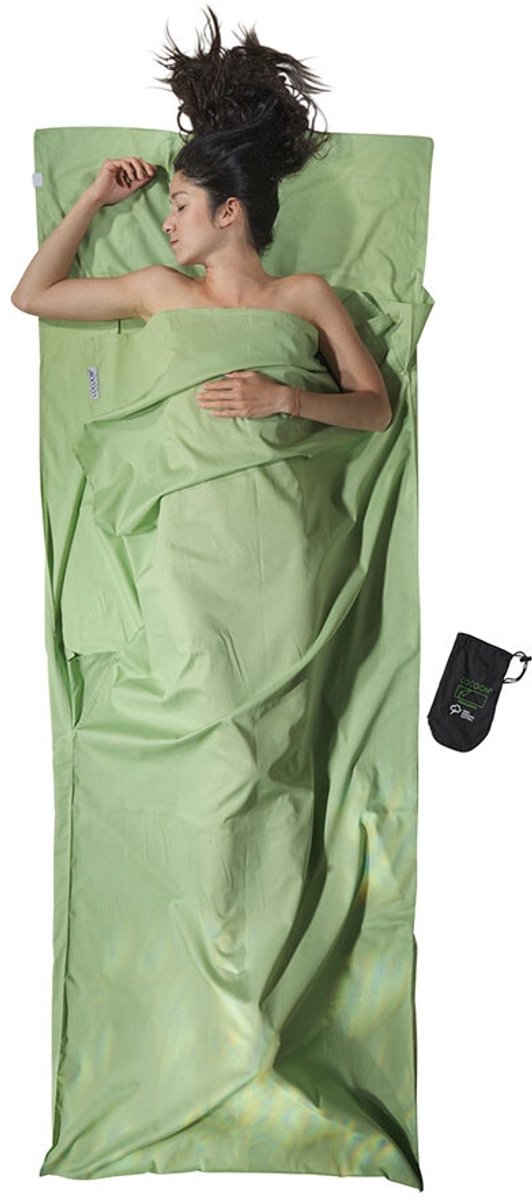 Cocoon TravelSheet - Lakenzak - Organic Cotton - Groen