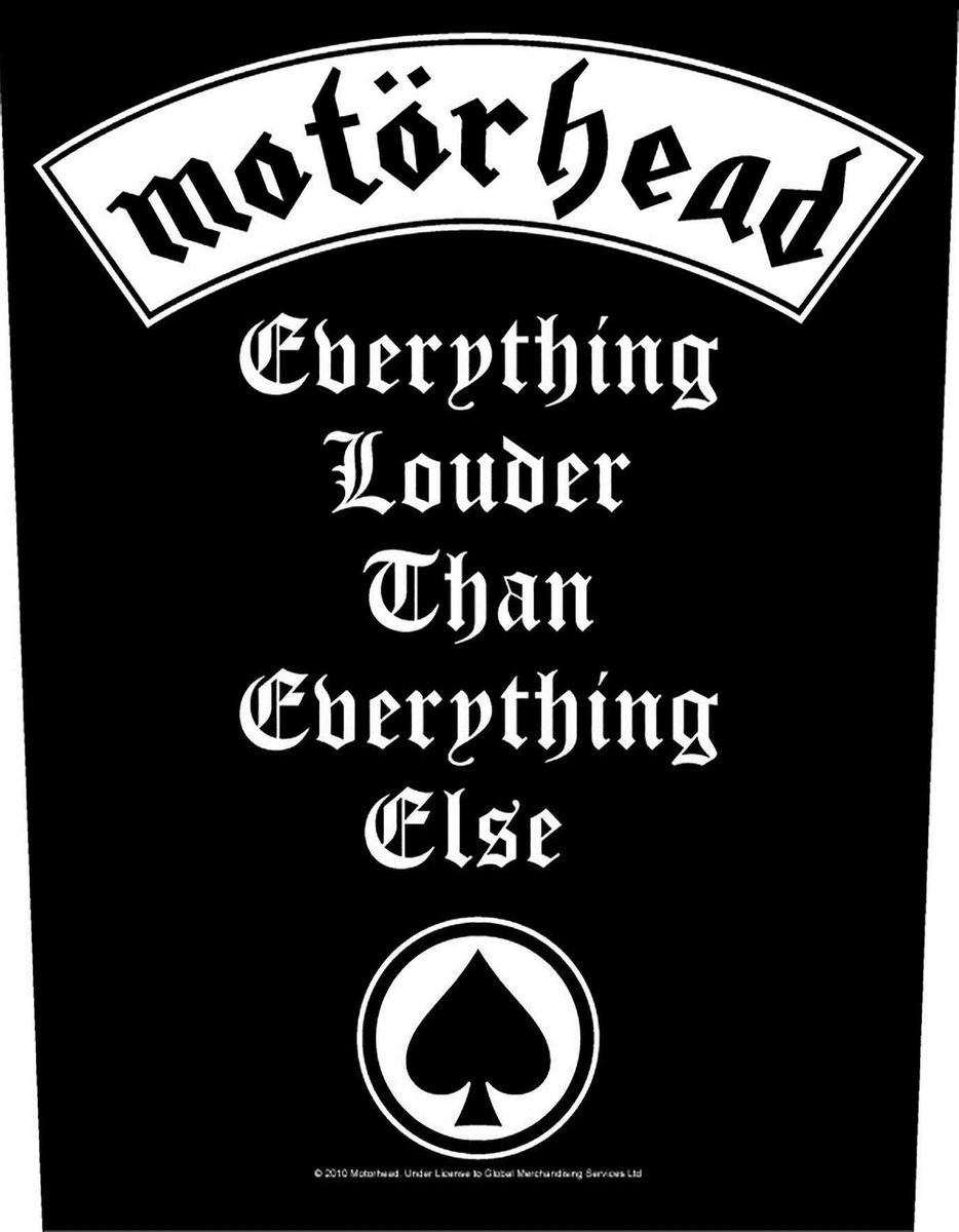 Motorhead ; Everything Louder ; Rugpatch