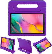 Samsung Galaxy Tab A 10.1 (2019) Hoes Kinderen - iMoshion Kidsproof Backcover met handvat - Paars