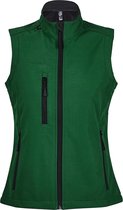 SOLS Dames/dames Rallye Soft Shell Bodywarmer Jacket (Fles groen)