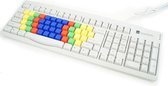 Typeskills EZ-9900 les / leer toetsenbord met gekleurde toetsen USB en PS2