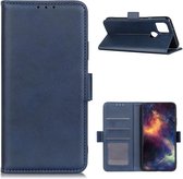 Motorola Moto G 5G Book Case Hoesje Book Case Retro Wallet Blauw