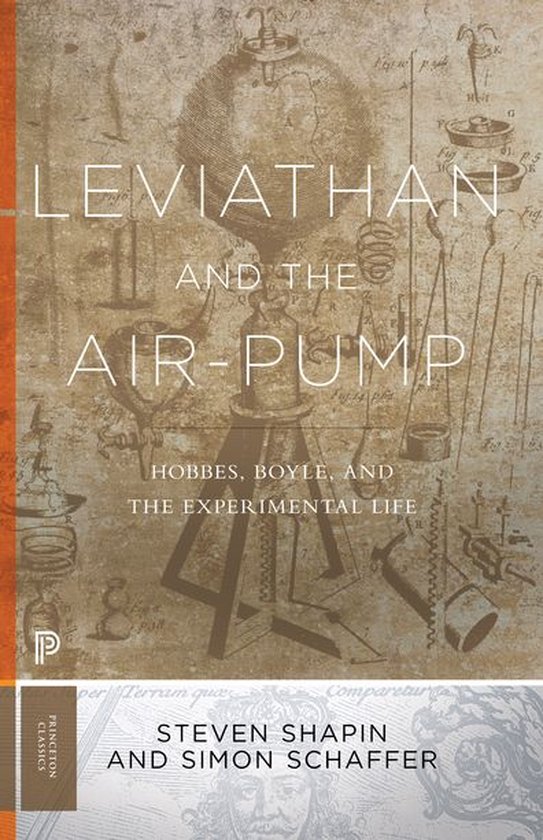 Couverture du livre Leviathan and the Air-Pump, avec "Hobbes, Boyle, and the Experimental Life" au centre.