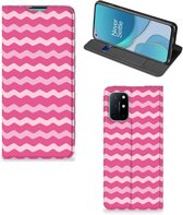 GSM Hoesje ontwerpen OnePlus 8T Fotohoesje Waves Pink