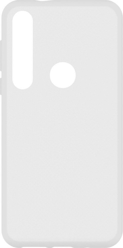 Hoesje Geschikt voor Motorola Moto G8 Plus Hoesje Siliconen - Softcase Backcover smartphone - Transparant