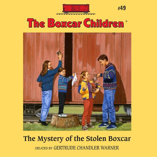 The Mystery of the Stolen Boxcar - cover