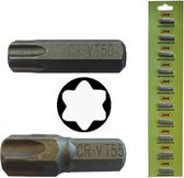 JBM Tools | M8 INBUSSLEUTEL MET TORX-BIT (TX) T60 - VERCHROOMD