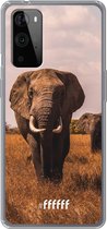 6F hoesje - geschikt voor OnePlus 9 Pro -  Transparant TPU Case - Elephants #ffffff