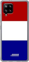 6F hoesje - geschikt voor Samsung Galaxy A42 -  Transparant TPU Case - Nederlandse vlag #ffffff
