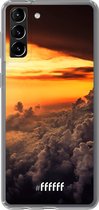 6F hoesje - geschikt voor Samsung Galaxy S21 Plus -  Transparant TPU Case - Sea of Clouds #ffffff