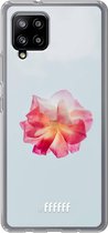 6F hoesje - geschikt voor Samsung Galaxy A42 -  Transparant TPU Case - Rouge Floweret #ffffff