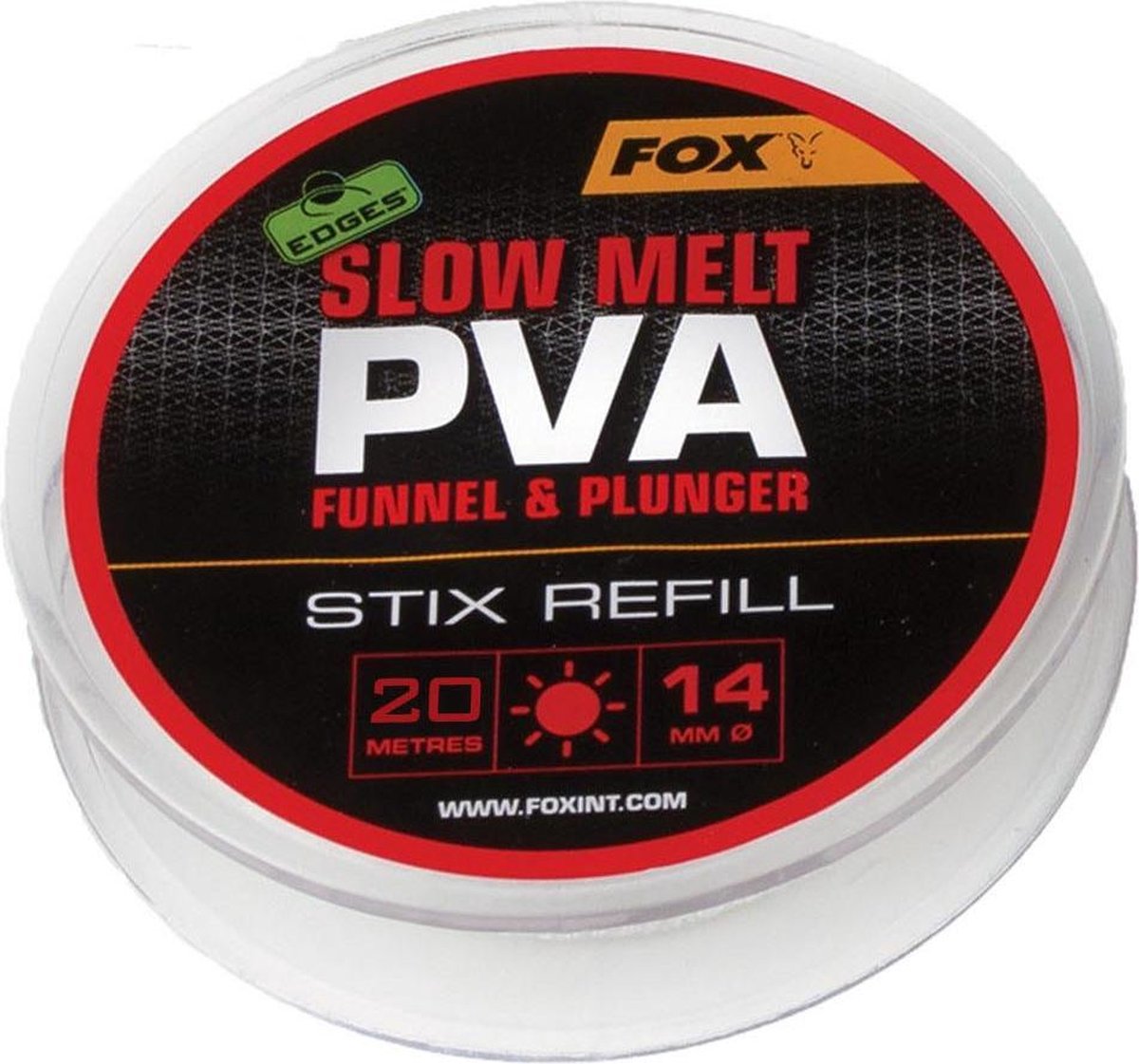 Fox Edges Refill Slow Melt Stix - 14mm - 20m - Wit