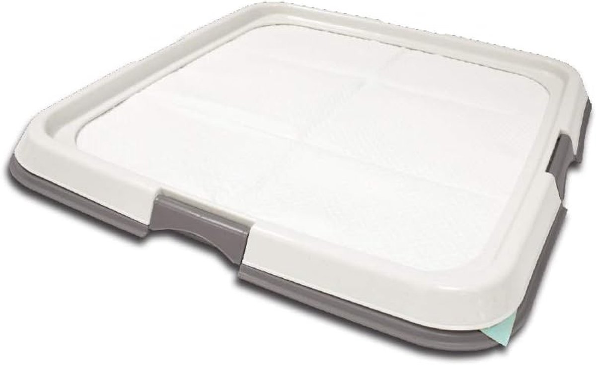Honden toilet - Puppy trainer - Zindelijk maken - Antislip bodem - 60 x 60 cm - Grijs