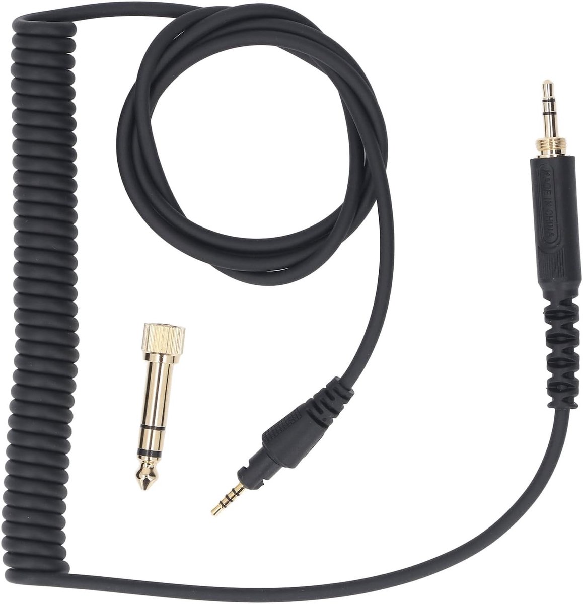 Vervangende Audiokabel voor DJ Hoofdtelefoons, 3.5mm/6.35mm naar 2.5mm Plug, Upgrade Kabel van 1.2M tot 2M voor Betere Geluidskwaliteit en Duurzaamheid