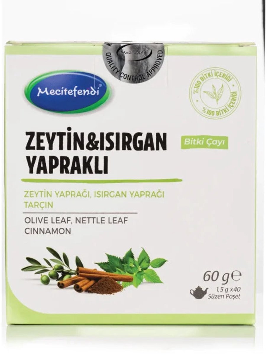 Olijfblad & Brandnetel Thee (Zeytin & Isırgan Çayı)