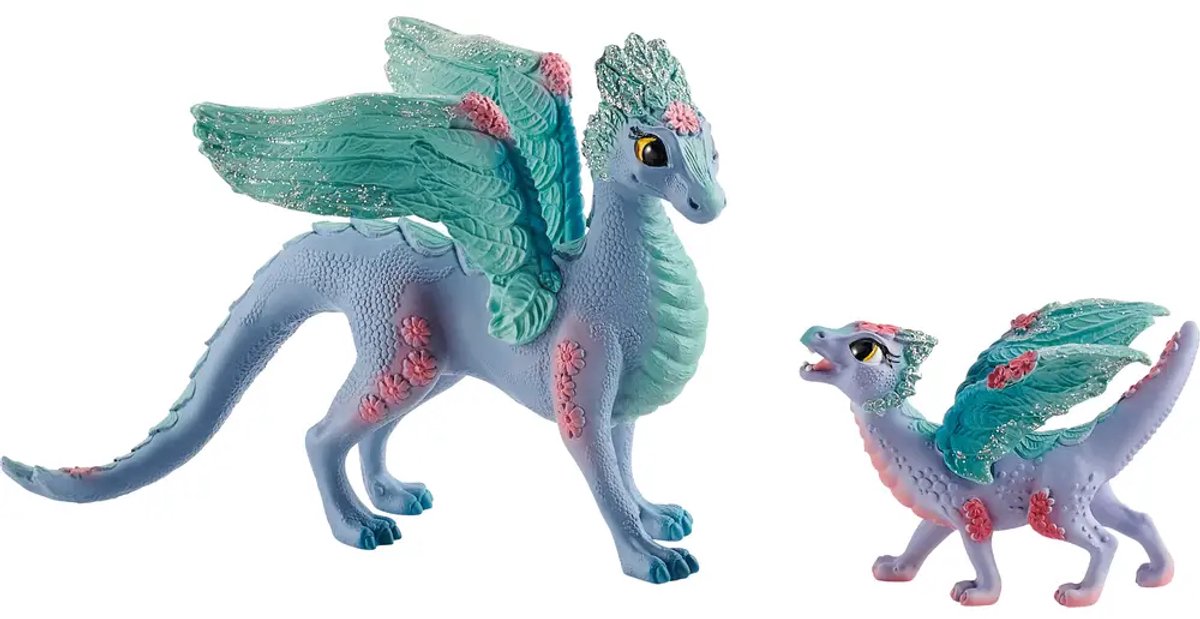 schleich BAYALA - Bloemendrakenmama en baby - Speelfiguur - 70592 — afbeelding 10