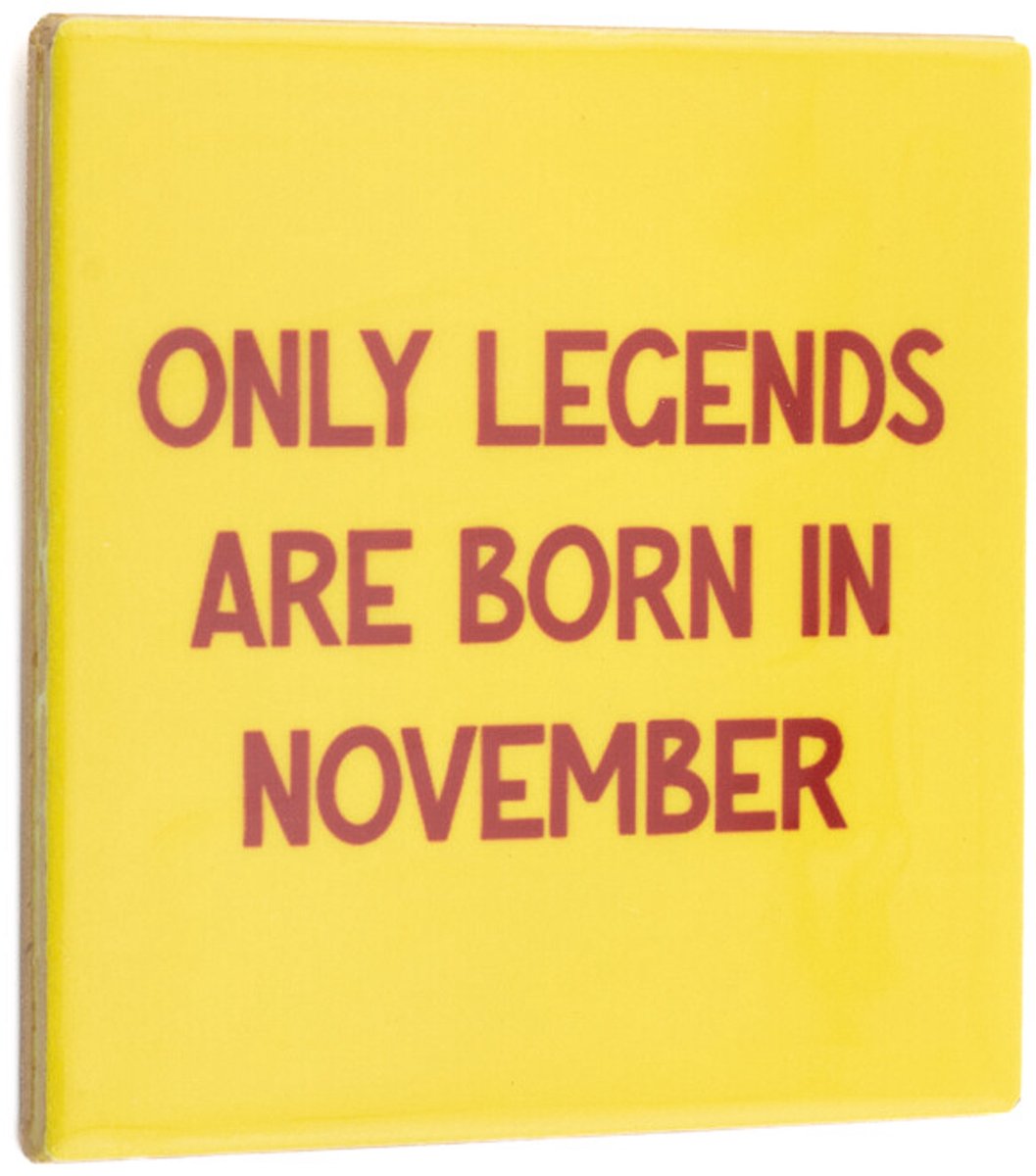 Tegeltje november