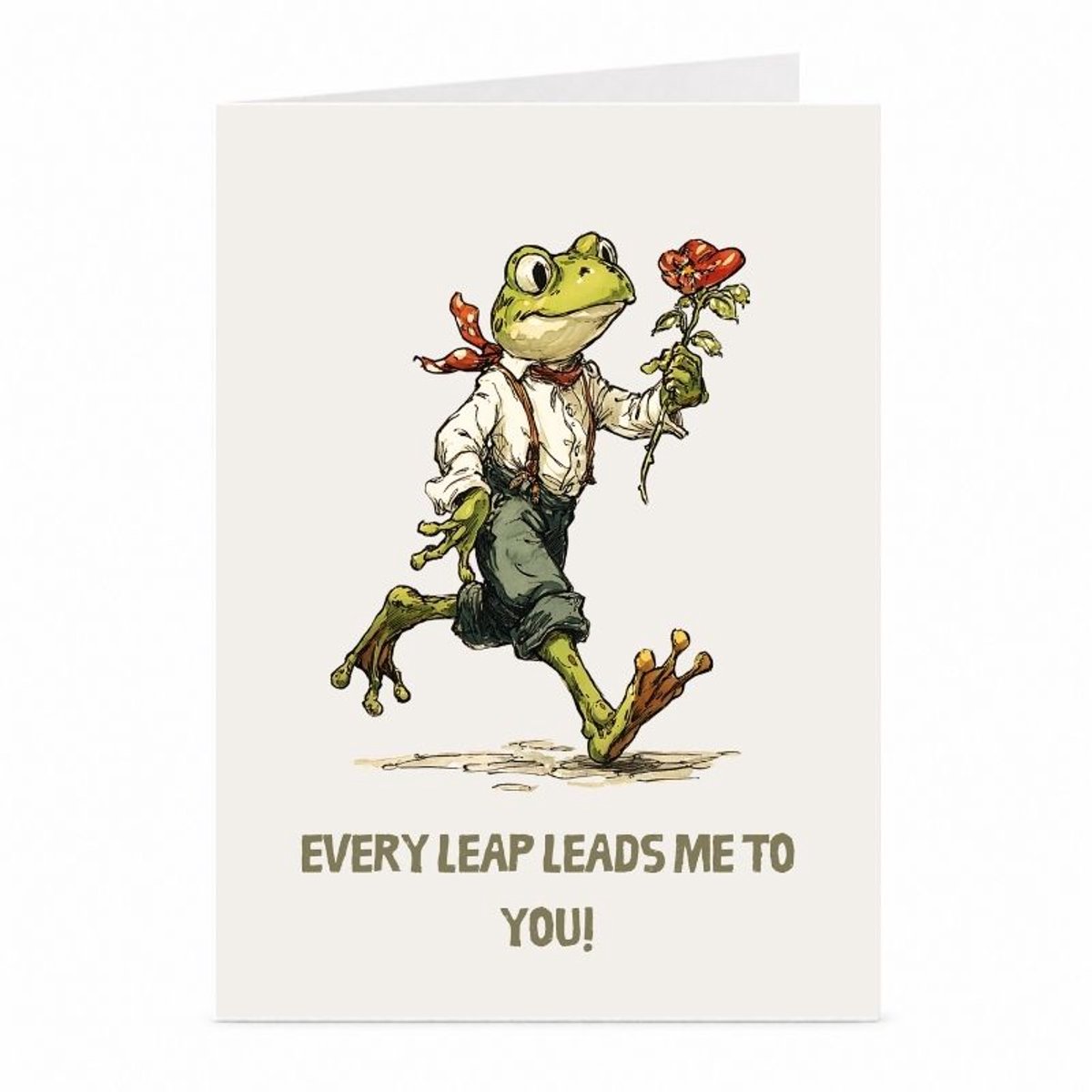 Kikkerprins - Valentijnskaart - JustTheCardGuy - A6 met envelop
