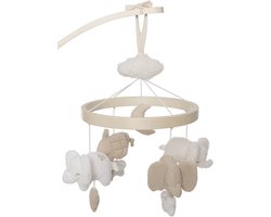 Jollein Baby Mobiel - Voor Box of Bed - Elephant Tales