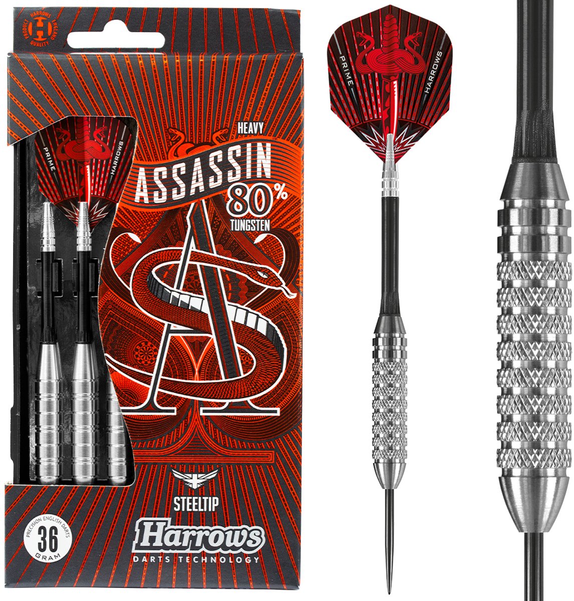 Harrows Assassin heavy 80% tungsten 34gr