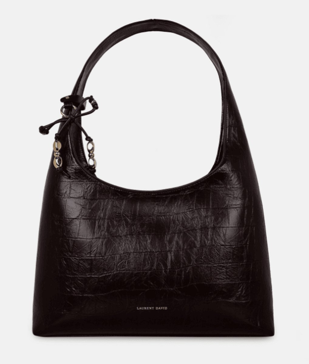 Laurent David Dames Shoulderbag Lauren Dark Brown | Bruin | Maat: One Size