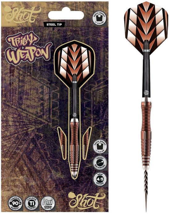 Shot Tribal Weapon 1 Front-Weight 90% - Dartpijlen van Shot! — afbeelding 3