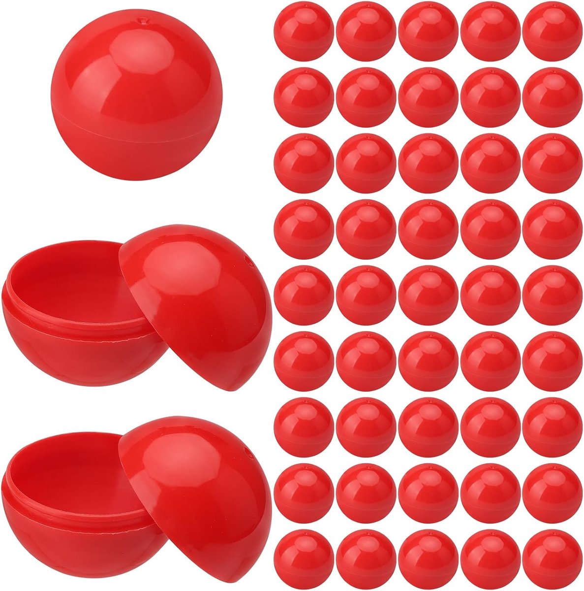 Set van 50 Plastic Lotto Ballen van 3 cm voor Loterijmachines, Wedstrijden, Feesten en Spellen