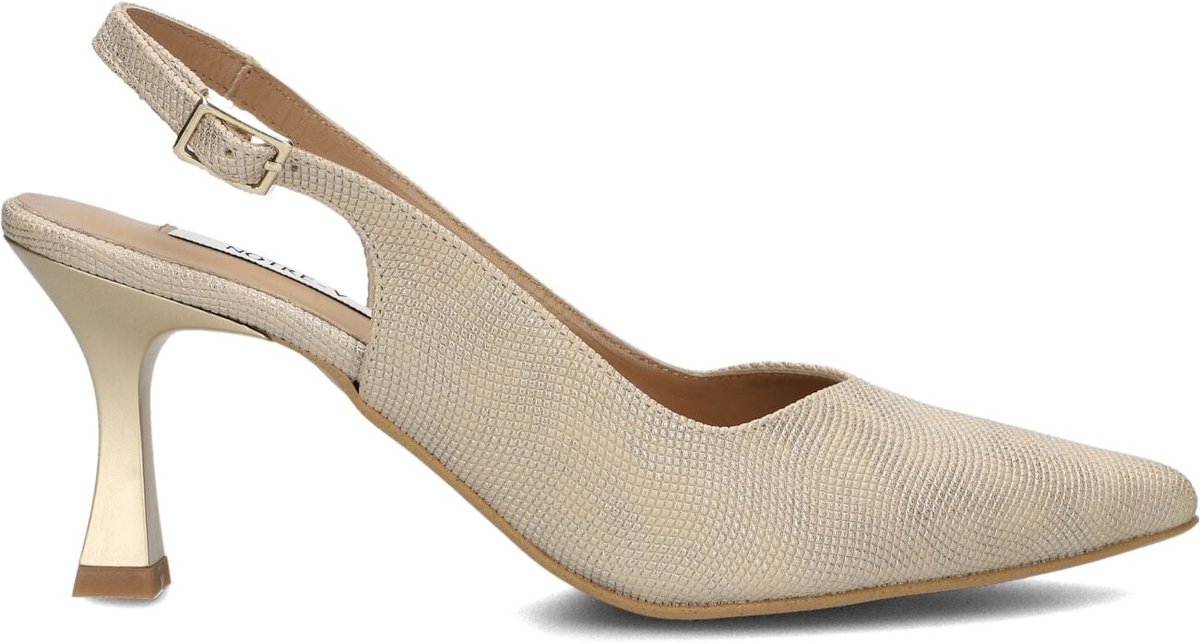 Notre-V 2315s Hakken Dames - Goud - Maat 36