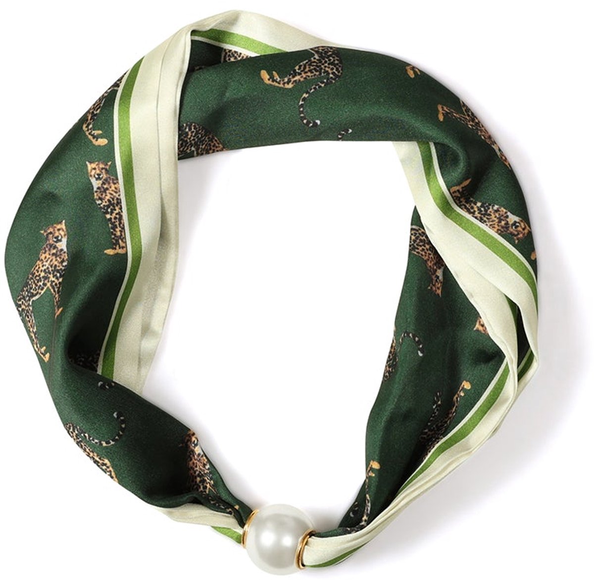 Zomersjaals met dierenprint, casual, polyester, dagelijkse accessoires