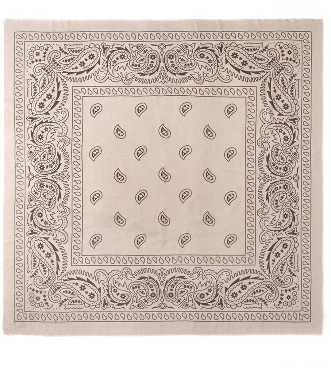 Wintersjaals met paisley-patroon, klassiek polyester, dagelijkse accessoires - Lichtbruin