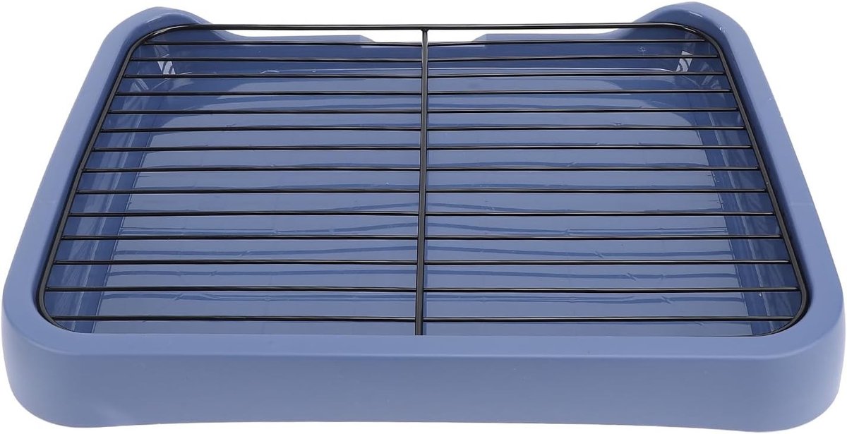 Hondenpotje voor Binnen met Afneembaar Netrek, Geurloos Trainingstoilet voor Kleine en Middelgrote Honden, Ideaal voor Zindelijkheidstraining en Huisgebruik, 18,11x13,78x1,97in