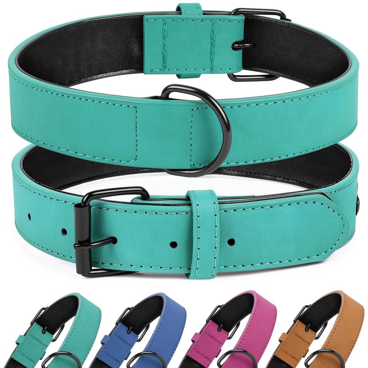 Hondenhalsband XL - Zacht en duurzaam - Verstelbaar met metalen gesp - Comfort voor elke hond - ShopVlot