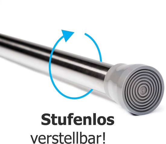 Teleskopstang - Uitrekbare bevestiging voor gordijnen en douchegordijnen — afbeelding 4