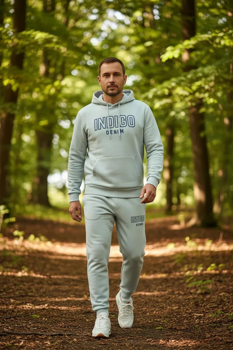 Indigo Denim - Lichtgroen - Joggingpak Heren Jongens - SALE - Modaitalia