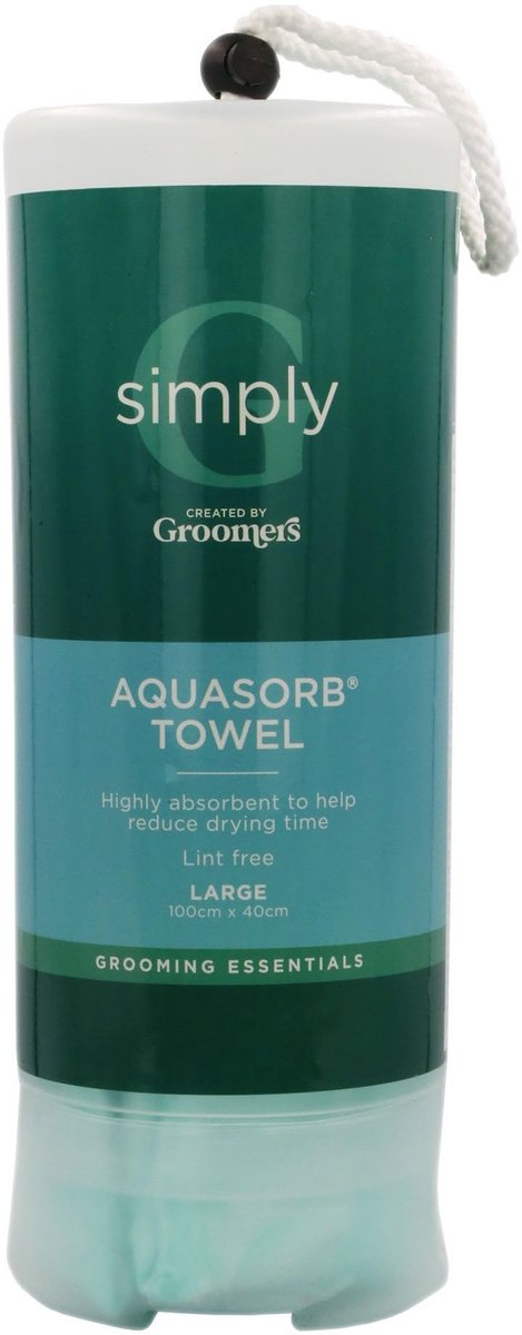 Groomers Aquasorb Handdoek, Groot - ShopVlot