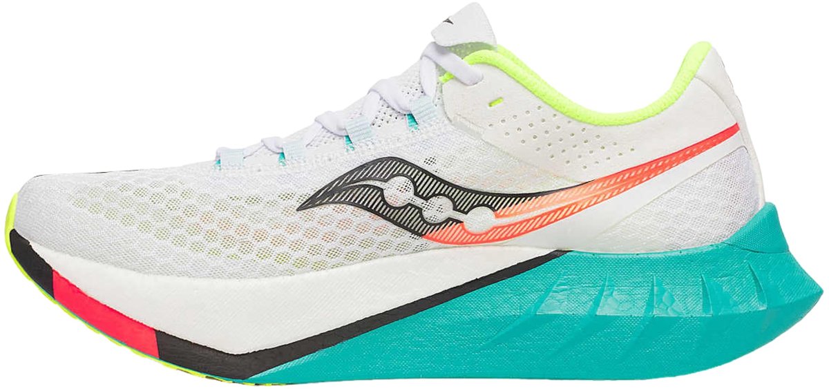 Saucony Endorphin Pro 4 - Hardloopschoenen - White/Mutant - 46.5