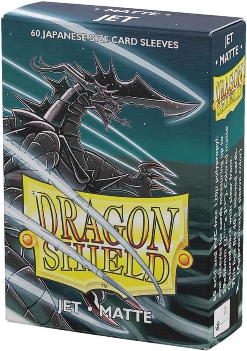 Dragon Shield Japanese Size Sleeves 60hp Matte Veelkleurig