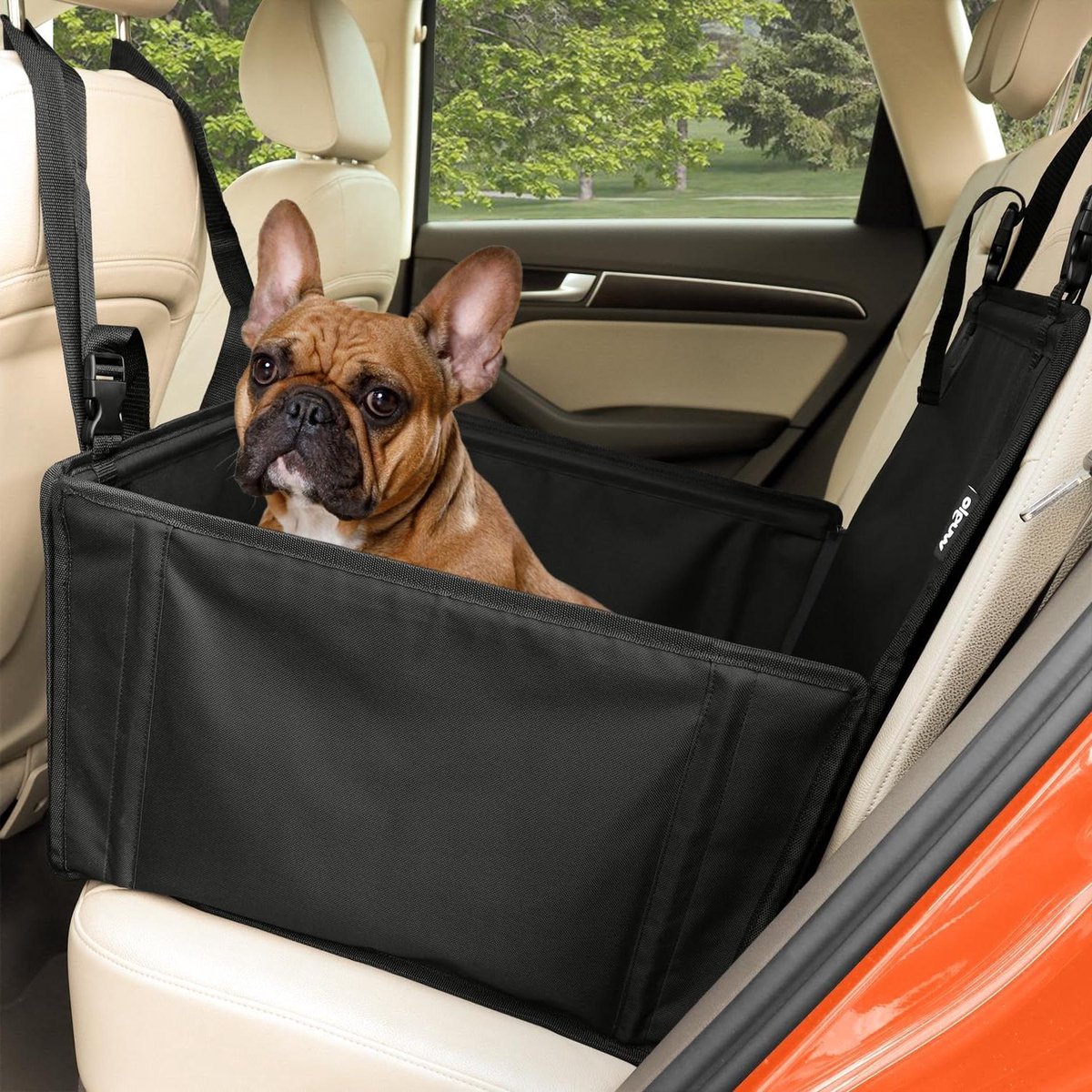Honden Autostoel - Reisstoel Veilig - Veilig Transport - Versterkte Wandconstructie - Medium Honden - Zwart