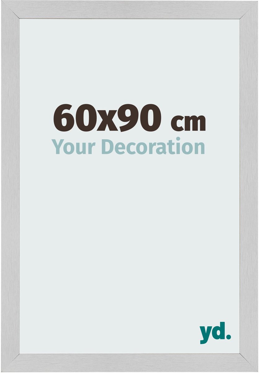 Your Decoration - Fotolijst 60x90 cm - MDF - Edelstaal - Bologna