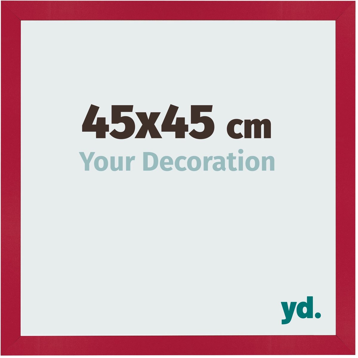 Your Decoration - Fotolijst 45x45 cm - MDF - Rood - Bologna