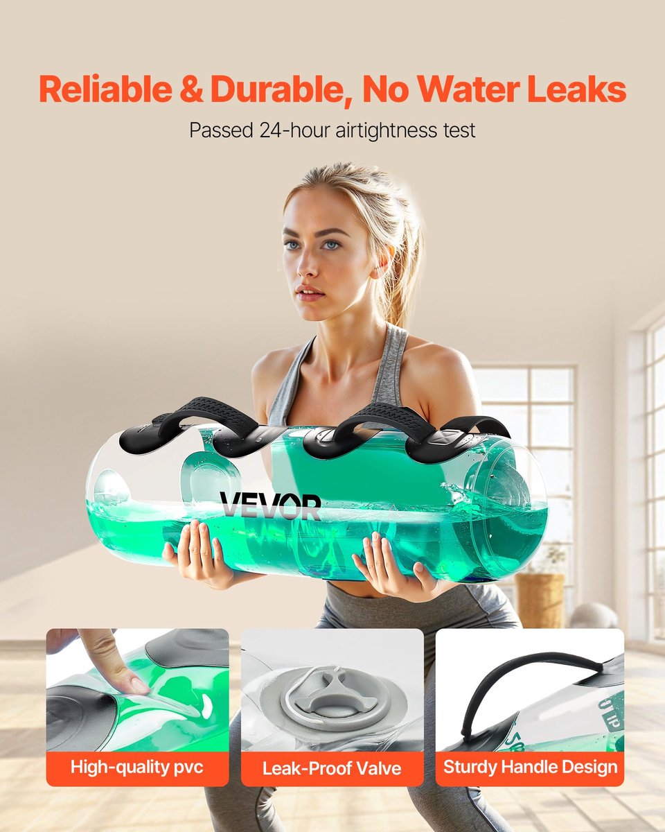 VEVOR Watergewichten, aquatas, grote aquatassen voor training, 50 pond, verstelbaar, draagbaar, stabiliteit, fitness - ShopVlot